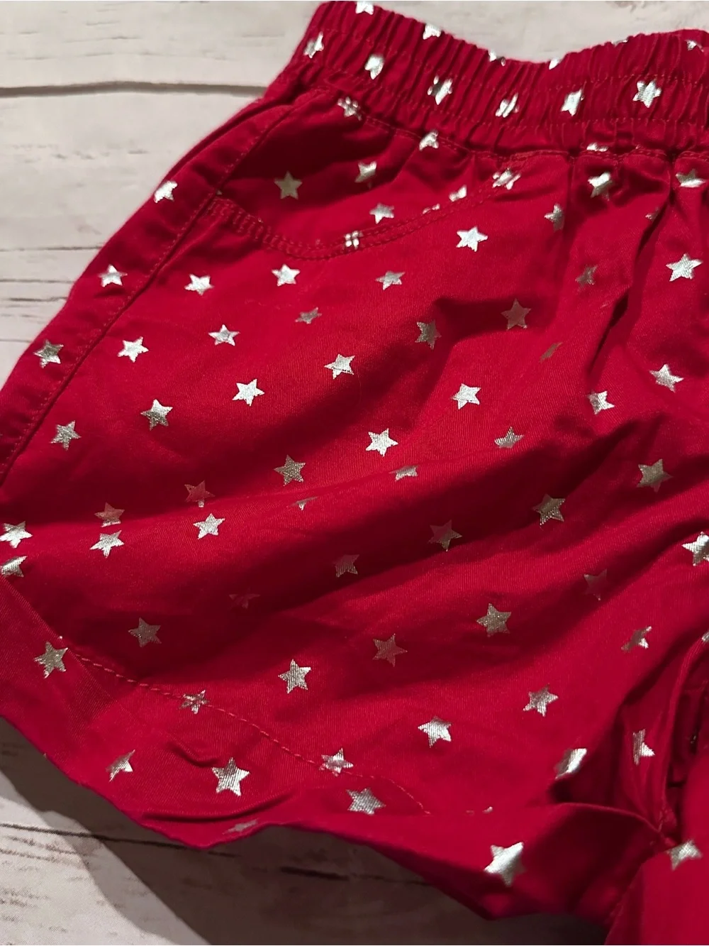 Gymboree red star shorts nwot 8y